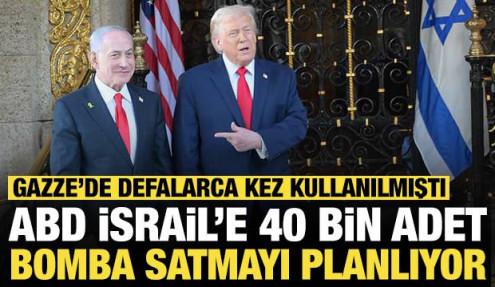 ABD İsrail'e 40 bin adet bomba satmayı planlıyor: Gazze'de defalarca kez kullanılmıştı