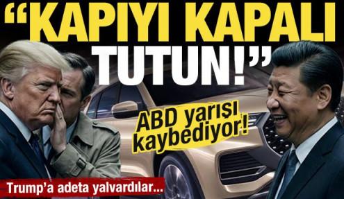 ABD yarışı kaybediyor! Trump'a yalvardılar: 'Çin'e kapıyı kapalı tutun'