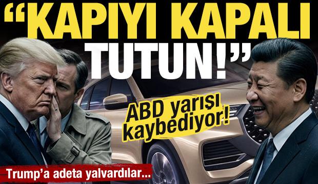 ABD yarışı kaybediyor! Trump'a yalvardılar: 'Çin'e kapıyı kapalı tutun'