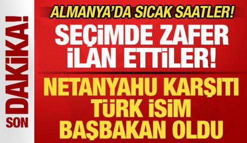 Almanya'da sıcak saatler! Seçimde zafer ilan ettiler! Türk isim Başbakan oldu