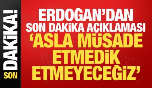 Erdoğan'dan Terörsüz Türkiye mesajı: Asla müsade etmeyeceğiz