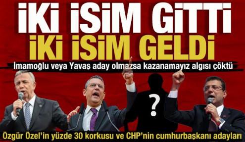 Cumhurbaşkanlığı yarışında Yavaş ve İmamoğlu devre dışı kalınca yeni isimler yerini aldı