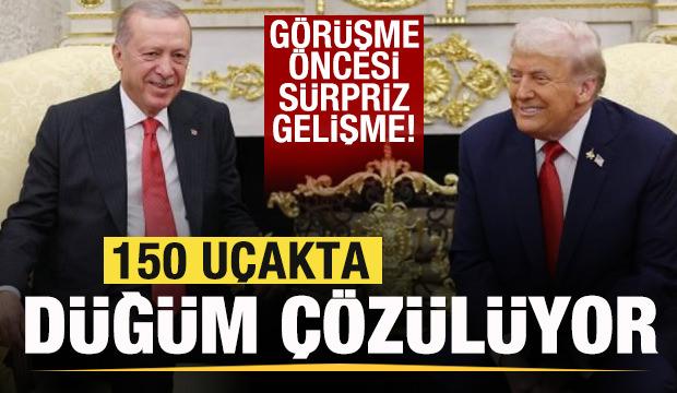 Erdoğan-Trump zirvesi öncesi sürpriz gelişme! 150 uçakta düğüm çözülüyor