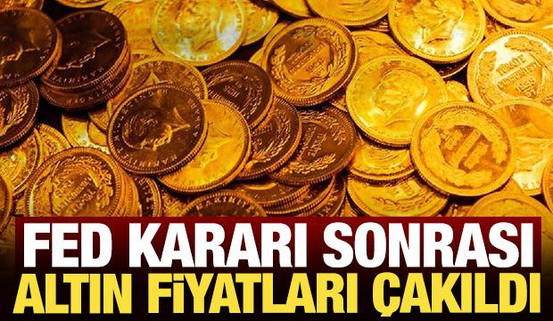 Fed kararı sonrası altın fiyatları çakıldı: İşte gram ve ons altın fiyatları