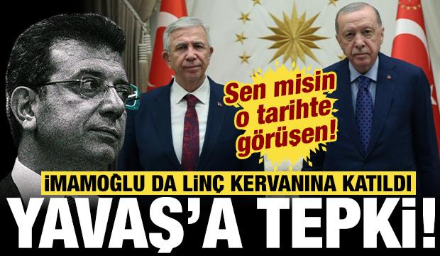 İmamoğlu'ndan Mansur Yavaş'a tepki: Linç kervanına o da katıldı!