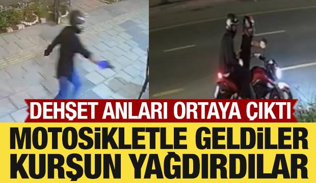Motosikletle geldiler, kurşun yağdırdılar: O anlar ortaya çıktı! Şüpheliler tutuklandı