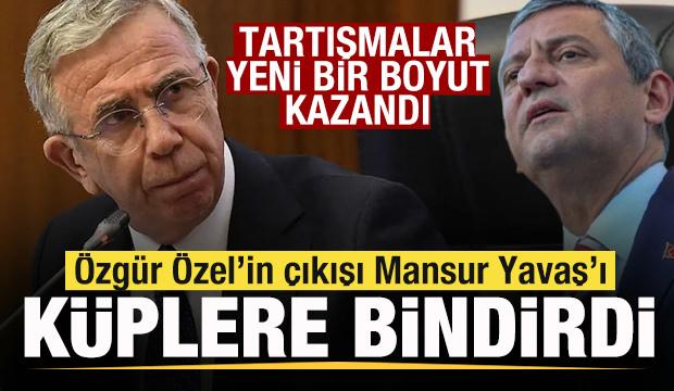 Özgür Özel'in çıkışı Mansur Yavaş'ı kızdırdı! Tartışmalar yeni bir boyut kazandı