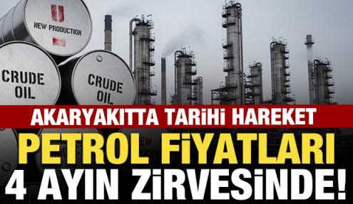 Petrol fiyatları 4 ayın zirvesinde! Akaryakıtta tarihi hareket: Fiyatlar rekora koşuyor