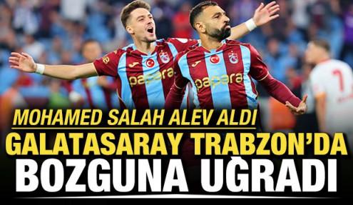 Salah alev aldı! Galatasaray, Trabzon'da bozguna uğradı