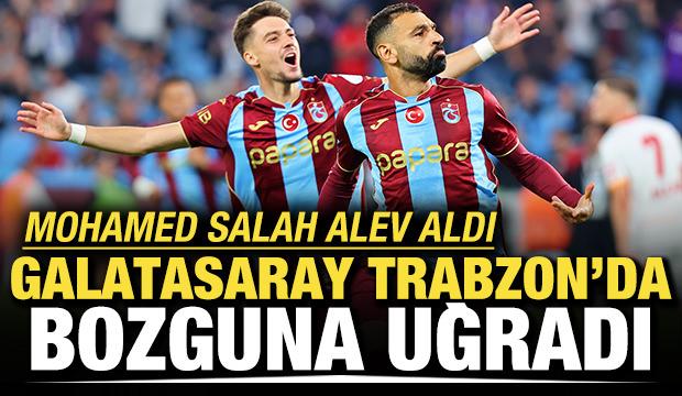Salah alev aldı! Galatasaray, Trabzon'da bozguna uğradı