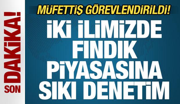 Son dakika: İki ilimizde fındık piyasasına sıkı denetim: Müfettiş görevlendirildi
