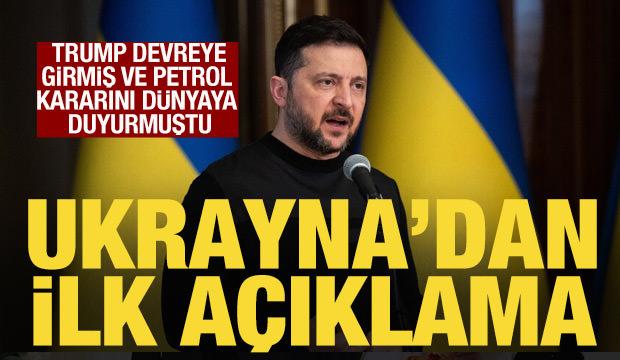 Trump devreye girmişti: Ukrayna'dan ilk a&ccedil;ıklama geldi