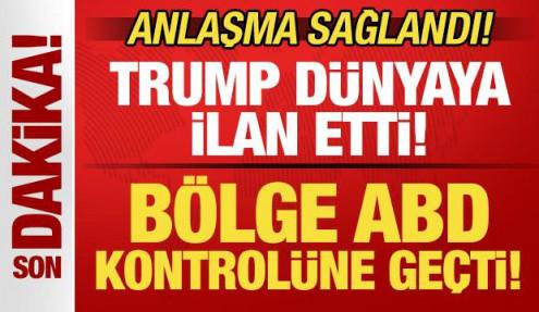 Trump tüm dünyaya ilan etti! ABD, Danimarka ve Grönland ile anlaştı! ABD kontrolüne geçti