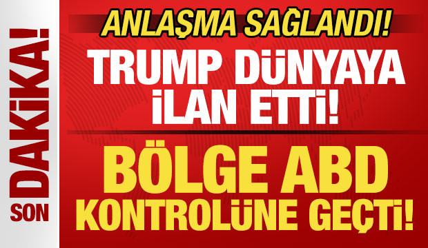 Trump tüm dünyaya ilan etti! ABD, Danimarka ve Grönland ile anlaştı! ABD kontrolüne geçti