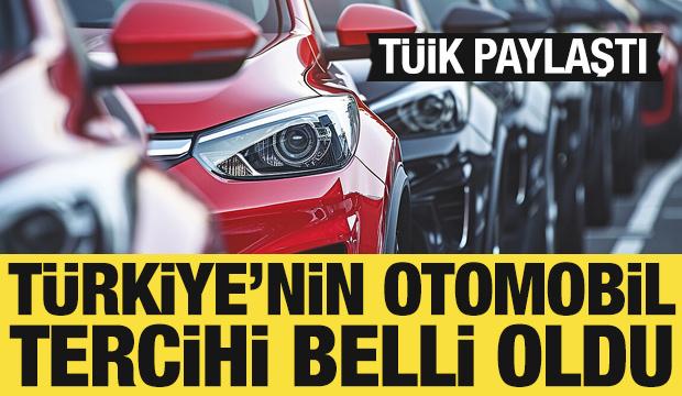 TÜİK paylaştı! Türkiye'nin otomobil tercihi belli oldu: Zirvedeki renk şaşırttı