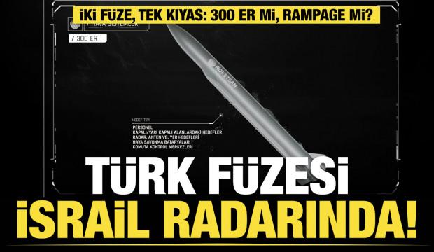 Türk füzesi İsrail radarında! 