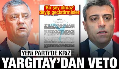 YENİ Parti'de isim krizi: Yargıtay uyarmış ama 