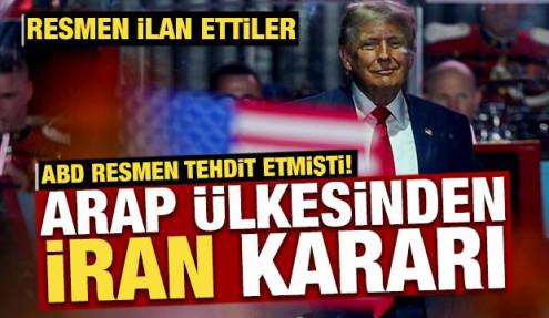ABD resmen tehdit etmişti: Arap ülkesinden son dakika İran kararı! Askıya alındı