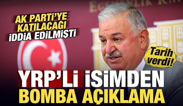AK Parti'ye katılacağı iddia edilmişti: YRP'li isimden bomba açıklama! Tarih verdi