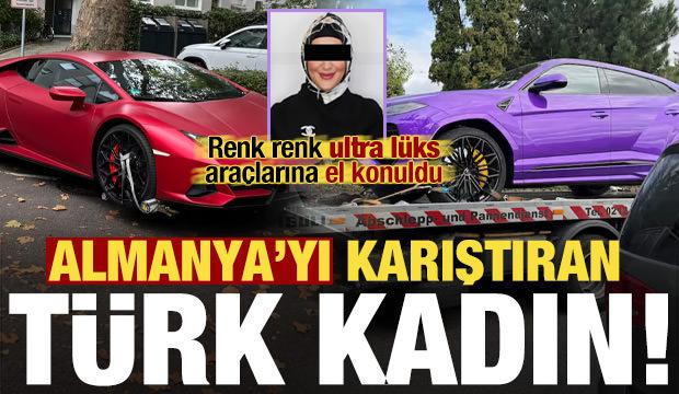 Almanya’yı karıştıran Türk kadın! Renk renk ultra lüks araçlarına el konuldu...