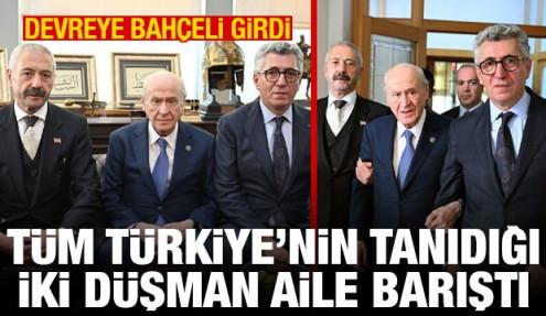 Bahçeli, iki düşman aile Sarallar ve Şahinler'i barıştırdı