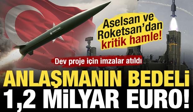 Çelik Kubbe için dev hamle! ASELSAN ve ROKETSAN’dan 1,2 milyar euroluk imza!