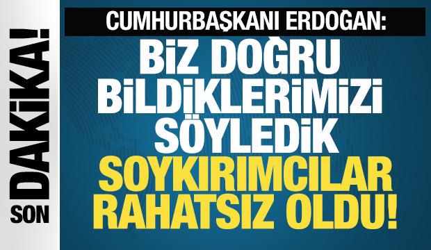 Cumhurbaşkanı Erdoğan'dan önemli açıklamalar