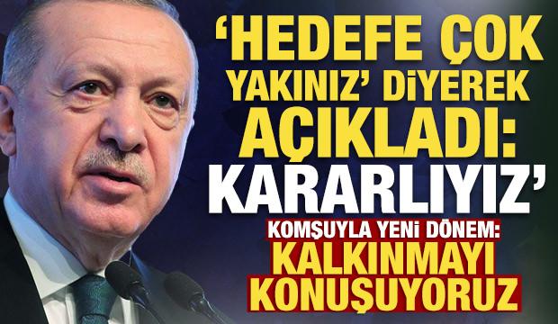 Cumhurbaşkanı Erdoğan&rsquo;dan Ter&ouml;rs&uuml;z T&uuml;rkiye a&ccedil;ıklaması: Hedefe &ccedil;ok yakınız