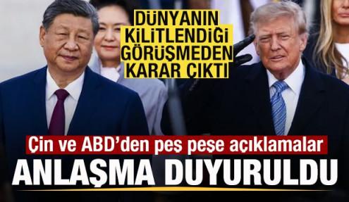 Dünyanın kilitlendiği görüşmede karar! Çin ve ABD'den peş peşe açıklama! Anlaşma duyuruldu