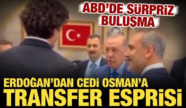 Erdoğan ABD'de Cedi Osman ile görüştü: Basketbolcuya sürpriz teklif!