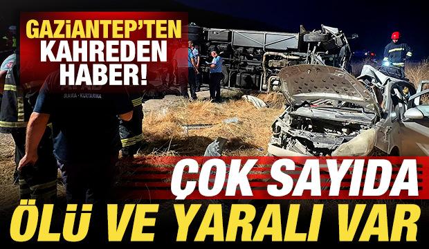 Gaziantep'te katliam gibi kaza: Çok sayıda ölü ve yaralı var