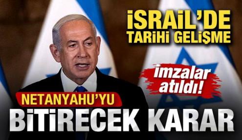 İsrail'de tarihi birleşme! Netanyahu'yu bitirecek karar! Muhalefet partileri ilan etti