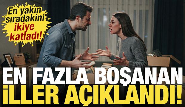 İşte en fazla boşanan iller! En yakın sıradakini ikiye katladı...