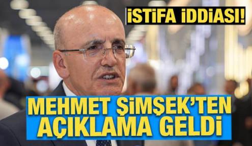 İstifa iddiası: Mehmet Şimşek'ten açıklama