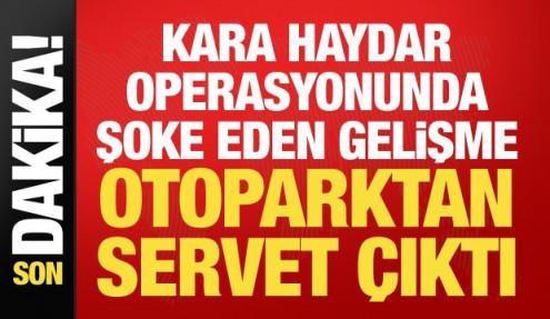 'Kara Haydar' operasyonunda servet bulundu: 2 araçtan 934 milyon TL çıktı