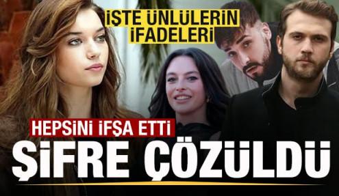 Hepsini ifşa etti şifre çözüldü! Afra Saraçoğlu, Sefo, Aras Bulut İynemli'nin ifadeleri