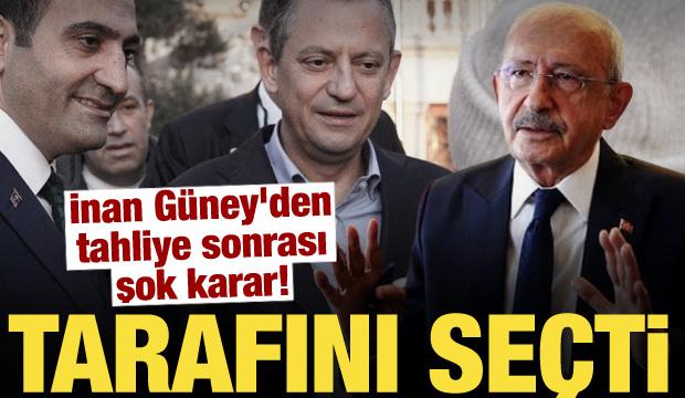 Özgür Özel'e büyük şok! İnan Güney tercihini yaptı