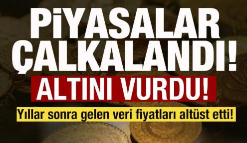 Piyasalar çalkalandı! Altını fena vurdu! Yıllar sonra gelen veri fiyatları altüst etti