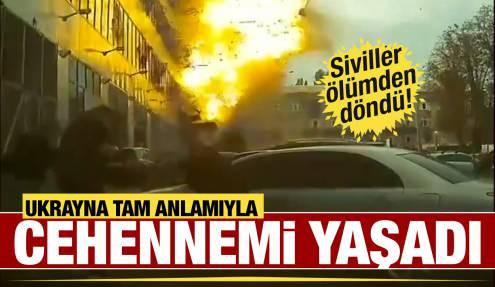  Rusya'nın Kiev'deki İHA saldırısında 4 kişi hayatını kaybetti