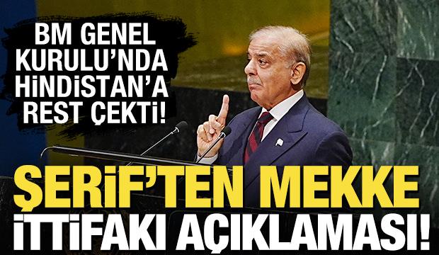 Şerif'ten 'Mekke İttifakı' açıklaması! Hindistan'a rest çekti