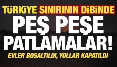 Son dakika: Türkiye sınırının dibinde peş peşe patlamalar! Kullanılamaz hale geldi...