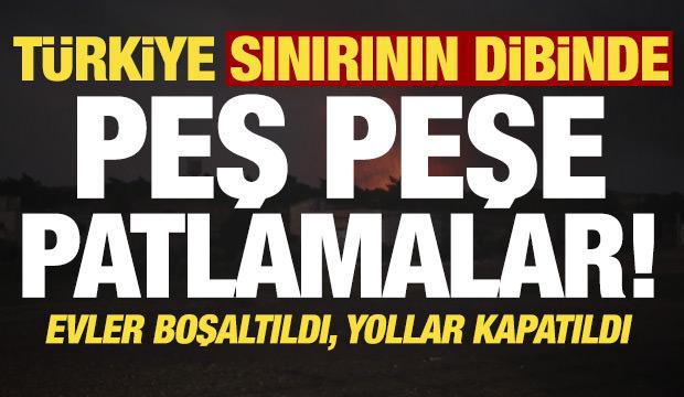 Son dakika: Türkiye sınırının dibinde peş peşe patlamalar! Kullanılamaz hale geldi...