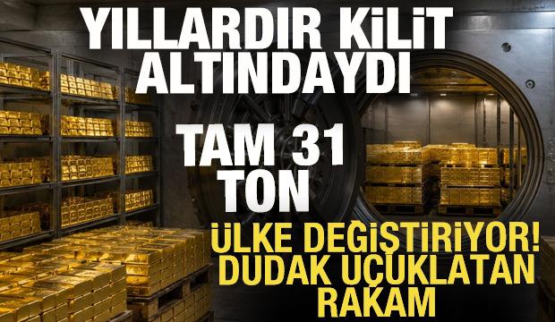 Yıllardır kilit altındaydı! 31 ton altın, 4 milyar dolar &uuml;lke değiştiriyor