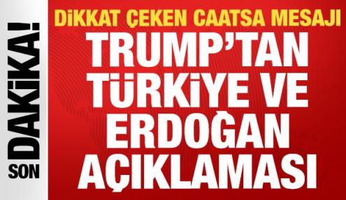 ABD Başkanı Trump: Cumhurbaşkanı Erdoğan ile her zaman görüşürüm, o yakın arkadaşım