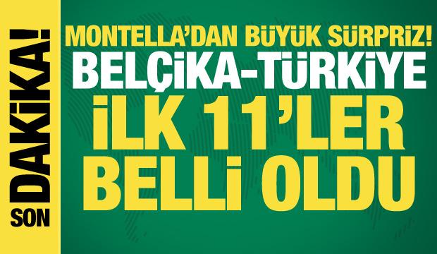 Belçika-Türkiye! İlk 11'ler belli oldu