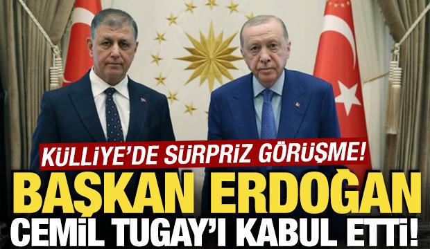 Cumhurbaşkanı Erdoğan, İzmir Büyükşehir Belediye Başkanı Tugay'ı kabul etti