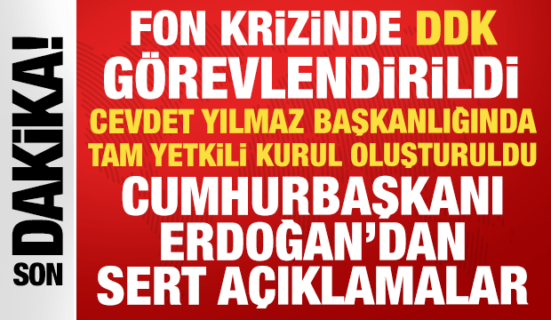 Cumhurbaşkanı Erdoğan'dan son dakika 'fon krizi' açıklaması