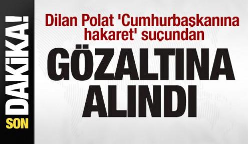Dilan Polat 'Cumhurbaşkanına hakaret'ten gözaltına alındı