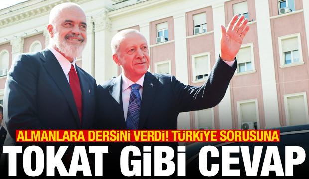 Almanlara dersini verdi! T&uuml;rkiye sorusuna tokat gibi cevap