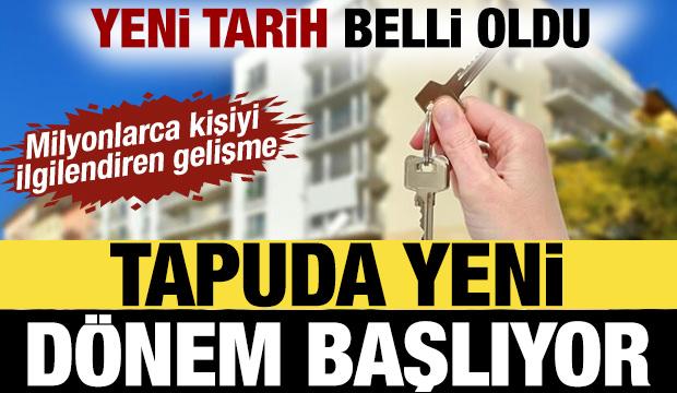 Ev ve arsa alıp satacaklar dikkat! Kritik tarih değişti